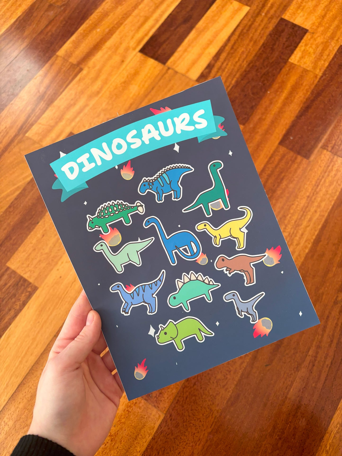 Dinosaur Sticker Sheets