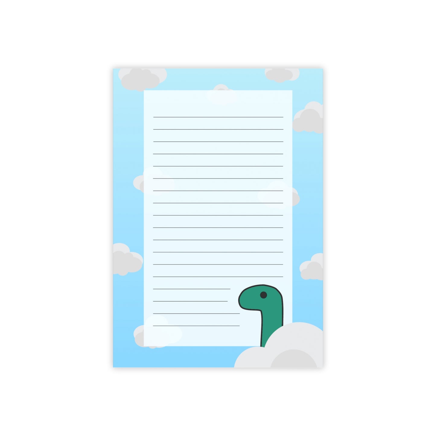 Sticky notes - Brontosaurus Lined Sticky Notes